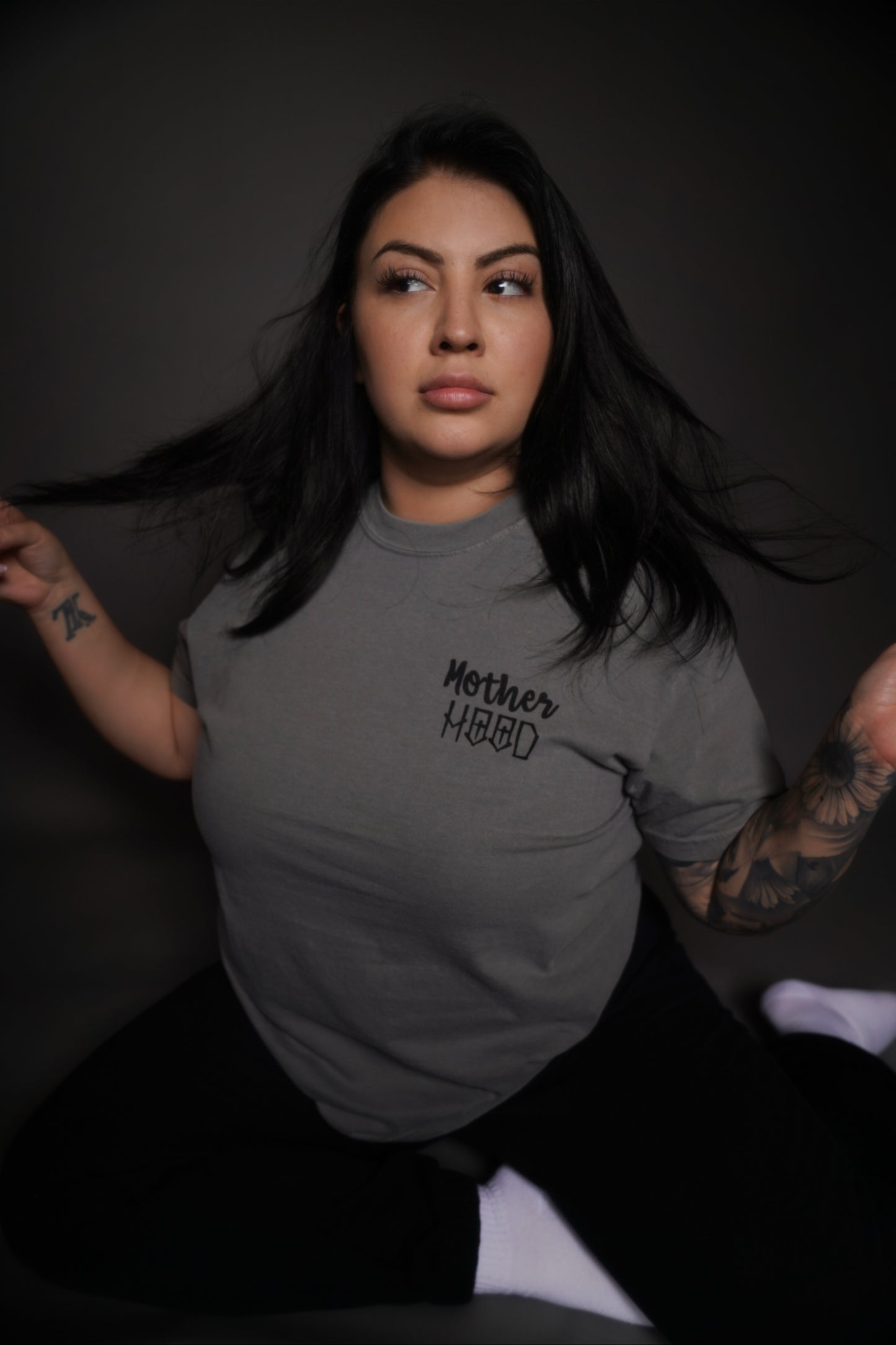 OG Mother - Tee - Concrete & Black