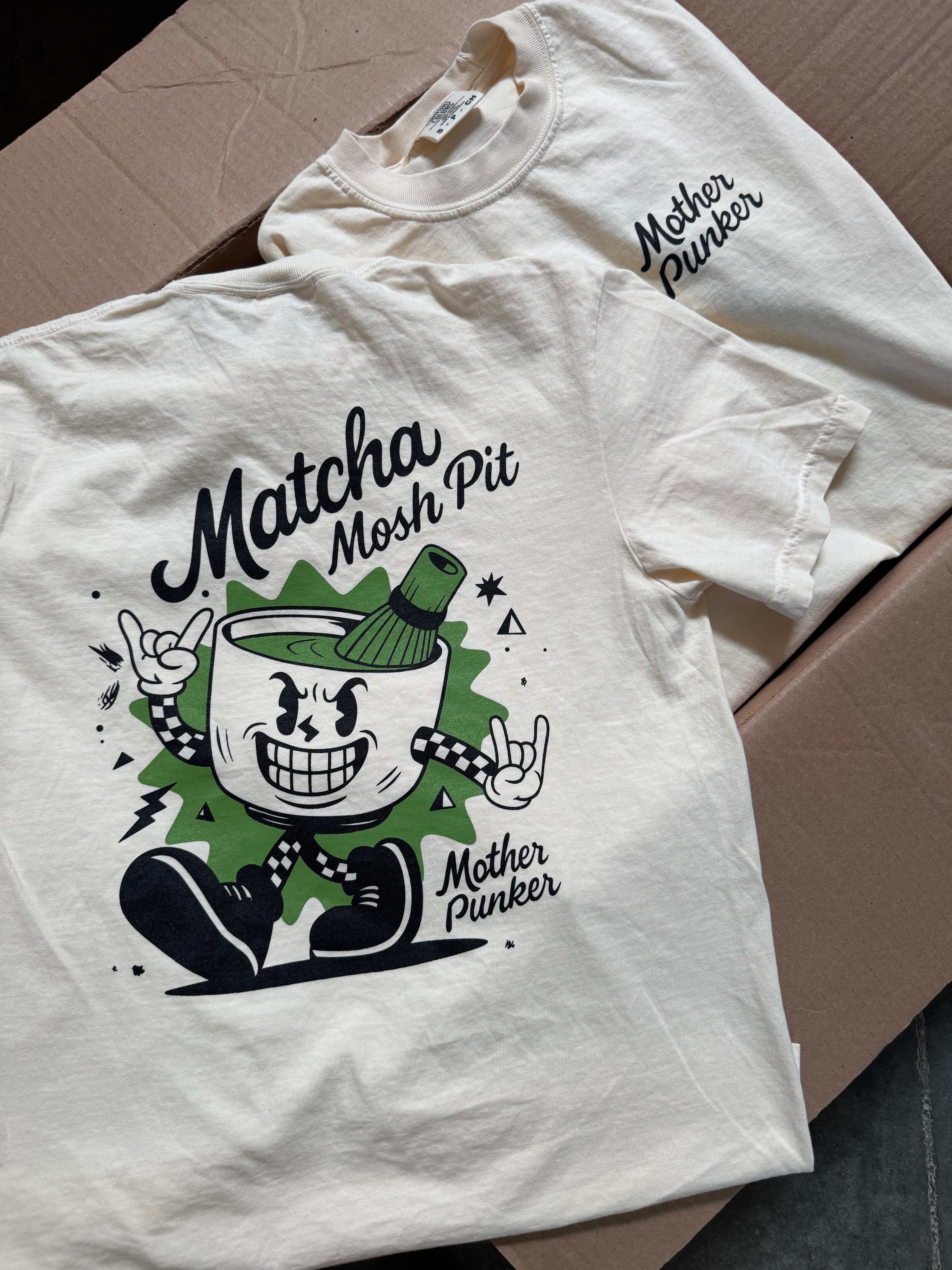 Matcha Pit Tee - Cream – Mother Punker Boutique