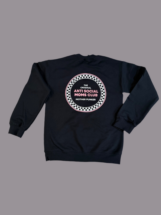 OG Checkers - Crewneck - Black N Blush