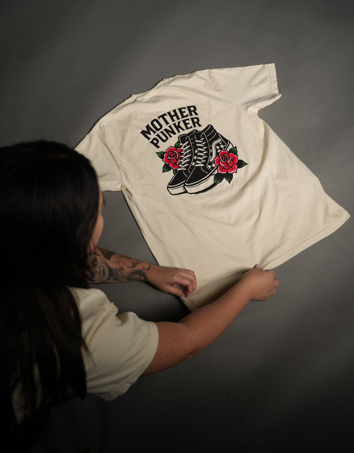 Mother Punker Kicks - Tee - Cream