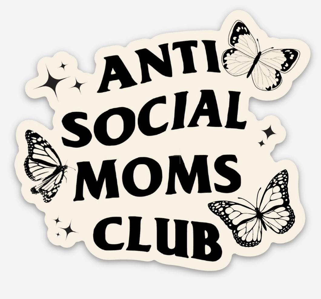 Anti Social Butterflies Sticker